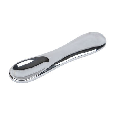Gezichtsmassageur Luxe zilver Terahertz Steen Gua Sha Cosmetische oogcrème Spatula voor schoonheidszorg Cosmetische gereedschappen