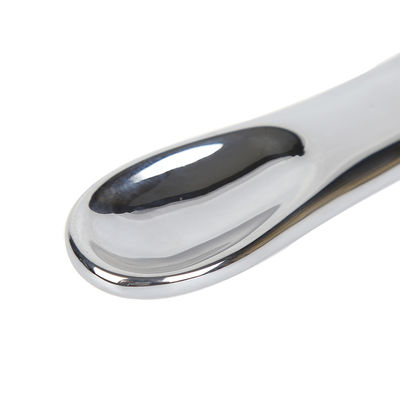 Gezichtsmassageur Luxe zilver Terahertz Steen Gua Sha Cosmetische oogcrème Spatula voor schoonheidszorg Cosmetische gereedschappen