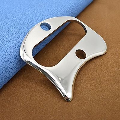 100*80*4.5mm MASSAGE Roestvrij staal Guasha Schrapen Massage Hulpmiddelen Iastm Metaal Gua Sha voor het verminderen van rimpels nieuwste ontwerp