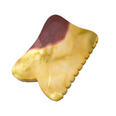 Chinese stijl Mookaite Body Massage Tools Voor schoonheid Guasha Stone Scrapping Face Gua Sha Stone Therapy Massage Tool Einde