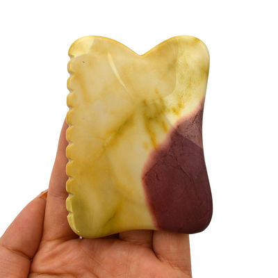 Chinese stijl Mookaite Body Massage Tools Voor schoonheid Guasha Stone Scrapping Face Gua Sha Stone Therapy Massage Tool Einde
