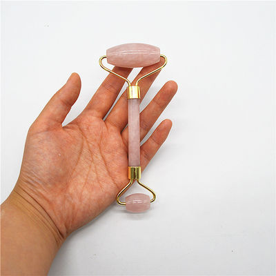 Gezichtsmassage en huidverzorging Rose Quartz Gua Sha Set met 90 mm lengte