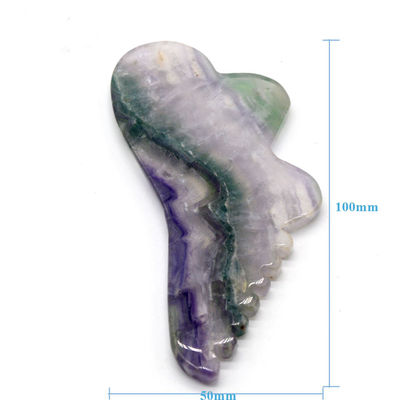 Natuurlijke schraapmassagergereedschap Fluoride Jade Gua Sha Board OEM ODM voor gereedschap Massager