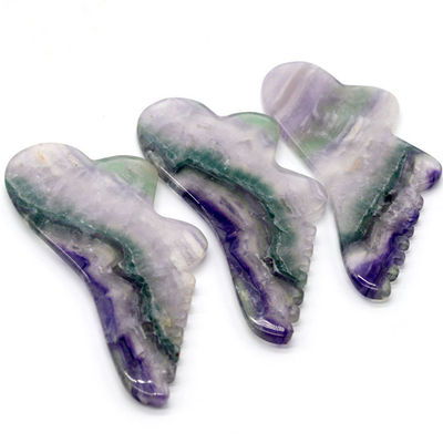 Natuurlijke schraapmassagergereedschap Fluoride Jade Gua Sha Board OEM ODM voor gereedschap Massager