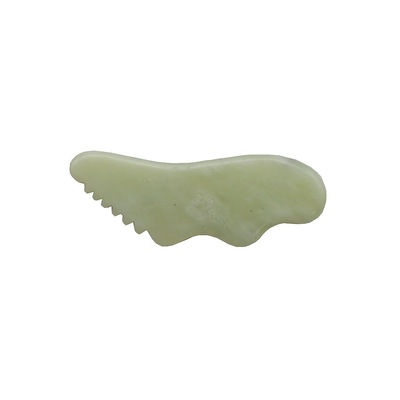 Custom Natural Xiuyn Jade Guasha Tool Stone Scraping Massage Gua Sha Board Voor schoonheid met certificaat en aangepast logo