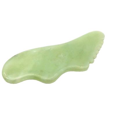 Custom Natural Xiuyn Jade Guasha Tool Stone Scraping Massage Gua Sha Board Voor schoonheid met certificaat en aangepast logo
