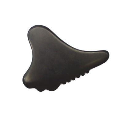 Volledige lichaamsmassage Authentieke zwarte milieuvriendelijke gezicht Gua Sha Tool Gezichtsmassageur 105*77mm 114*74mm 2 stuks AKBS-030