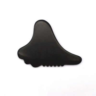 Volledige lichaamsmassage Authentieke zwarte milieuvriendelijke gezicht Gua Sha Tool Gezichtsmassageur 105*77mm 114*74mm 2 stuks AKBS-030