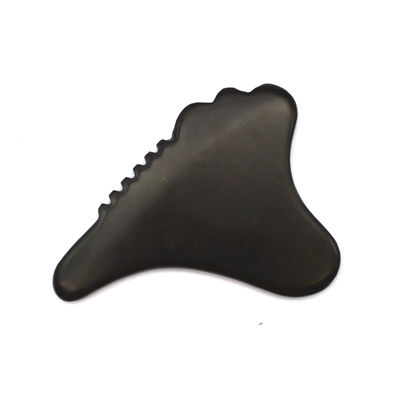 Volledige lichaamsmassage Authentieke zwarte milieuvriendelijke gezicht Gua Sha Tool Gezichtsmassageur 105*77mm 114*74mm 2 stuks AKBS-030
