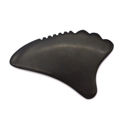 Volledige lichaamsmassage Authentieke zwarte milieuvriendelijke gezicht Gua Sha Tool Gezichtsmassageur 105*77mm 114*74mm 2 stuks AKBS-030