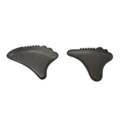 Volledige lichaamsmassage Authentieke zwarte milieuvriendelijke gezicht Gua Sha Tool Gezichtsmassageur 105*77mm 114*74mm 2 stuks AKBS-030