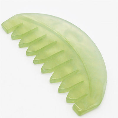 Muziek Functie 2024 Jade Gua Sha Natuurlijke Xiuyan Haar Kam Jade Kammen Huidverzorging Tools ABK-90 voor huidverzorging liefhebbers