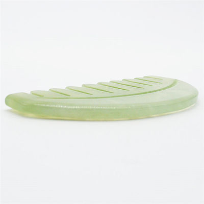 Muziek Functie 2024 Jade Gua Sha Natuurlijke Xiuyan Haar Kam Jade Kammen Huidverzorging Tools ABK-90 voor huidverzorging liefhebbers