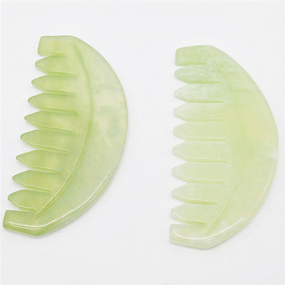 Muziek Functie 2024 Jade Gua Sha Natuurlijke Xiuyan Haar Kam Jade Kammen Huidverzorging Tools ABK-90 voor huidverzorging liefhebbers