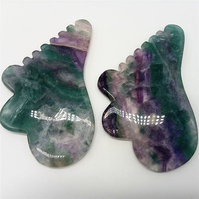 Aankomst Fluorite Jade Gua Sha Board voor Body Massage Tool in kleurrijk