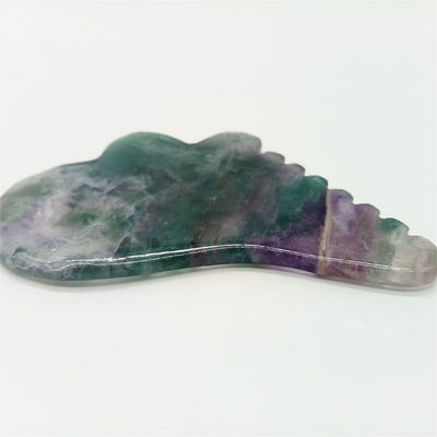 Aankomst Fluorite Jade Gua Sha Board voor Body Massage Tool in kleurrijk