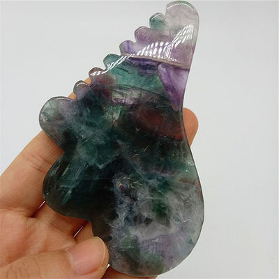 Aankomst Fluorite Jade Gua Sha Board voor Body Massage Tool in kleurrijk
