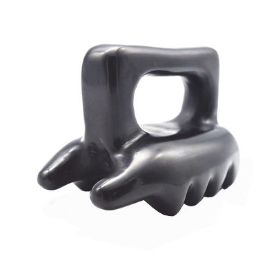OEM ODM Beste gezichtsmassage voor persoonlijke verzorging Schoonheid Gua Sha Tool Natuurlijke Zwarte Bian Stone Guasha Borstel Body Massage