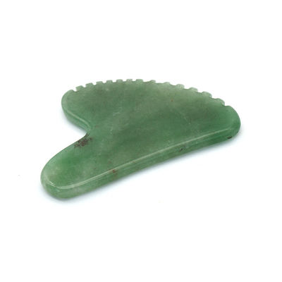 Hartvorm Groene Aventurine Guasha Massager 100% Natuurlijke Jade Aventurine Gua Sha Met Privé Label