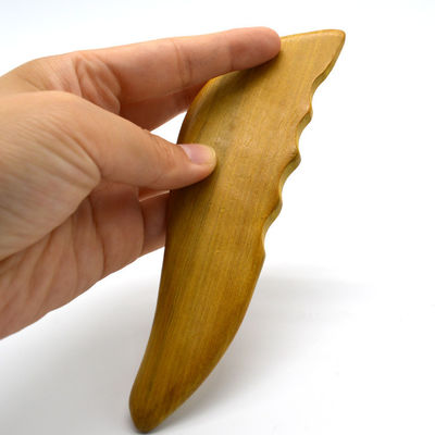 OEM natuurlijke kamfer hout gua sha gereedschappen voor gezicht en lichaam massage S-vormig ontwerp