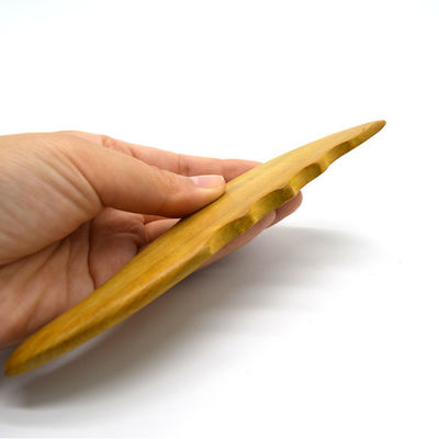 OEM natuurlijke kamfer hout gua sha gereedschappen voor gezicht en lichaam massage S-vormig ontwerp