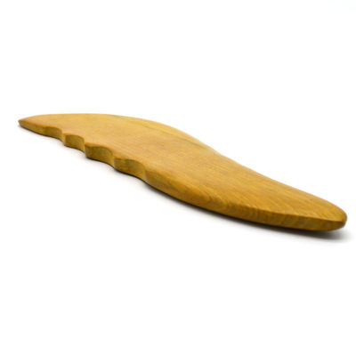 OEM natuurlijke kamfer hout gua sha gereedschappen voor gezicht en lichaam massage S-vormig ontwerp