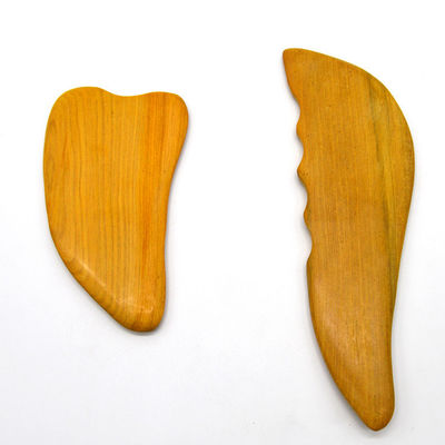 OEM natuurlijke kamfer hout gua sha gereedschappen voor gezicht en lichaam massage S-vormig ontwerp