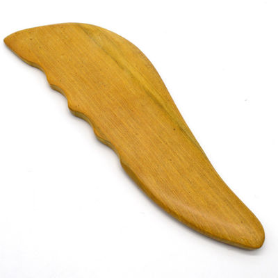 Natuurlijke hout Gua Sha Tool voor gezichtsschrapen Massage Handmatig bedrade besturing Gezichtsmassageur Houten bord schrapen