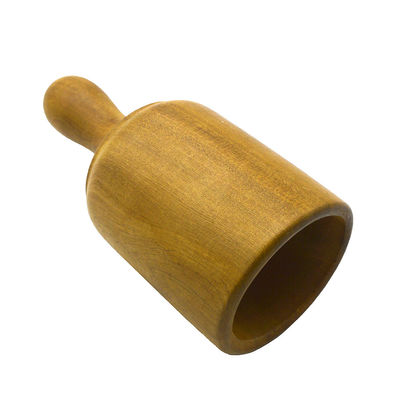 Geel houten Guasha Massage Cupping Set Hout Therapy Gua Sha Body Tools Houten gezondheid Massager Tools met muzikale functie