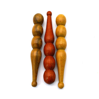 Eigenschappen Massager Houten handdrukmassage Pen-handleiding Gezichtsreflexologie-instrument voor diepe weefsel ontspanning