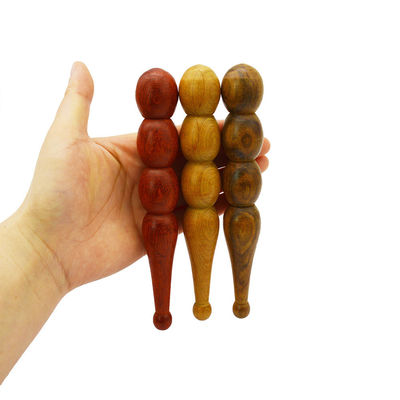 Eigenschappen Massager Houten handdrukmassage Pen-handleiding Gezichtsreflexologie-instrument voor diepe weefsel ontspanning