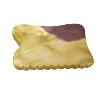 Zwart 7*5,5*0,5 cm Rhodoniet of Mookaïet Jade Gua sha board Guasha Stone Scraping Guasha Massage Tools voor gezichtsverzorging