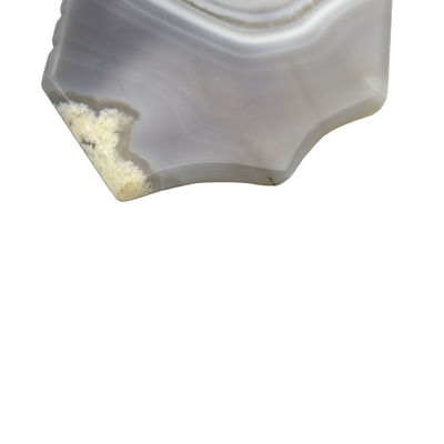 Gezondheidszorg Grijzige gestreepte agate jade gua sha steen guasha bord maatwerk massage schrapen therapie hulpmiddel voor gezicht en lichaam
