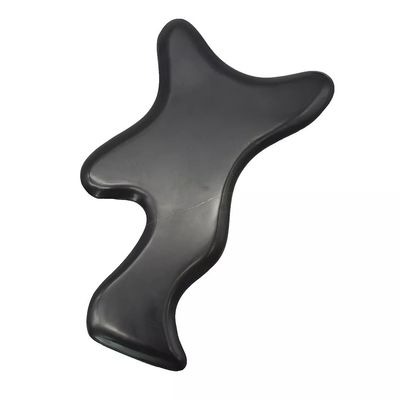 Zwart Grote Bian Steen Gua Sha Lymfatische Drainage Massage Gereedschap voor Nek Achter Achter Schouder Midden Midden Buik Lichaam Therapie Massager Gereedschap