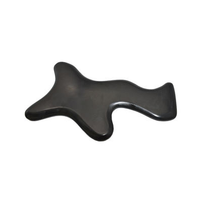 Zwart Grote Bian Steen Gua Sha Lymfatische Drainage Massage Gereedschap voor Nek Achter Achter Schouder Midden Midden Buik Lichaam Therapie Massager Gereedschap