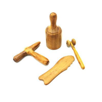 Massagehamer Houten Gua Sha Schrapen Massage Guasha Gereedschap Traditionele Cupping Voor Lichaam En Houten Massage Roller