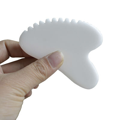 Gezondheidszorg Therapie Gereedschap Lichaam Guasha Massager met hartvorm Natuurlijke witte jade