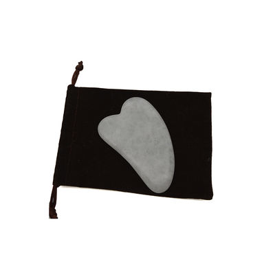 Handgestuurd Gua Sha Tool Gepolijste Witte Jade Massager voor spierrelaxatie en schoonheidsverbetering