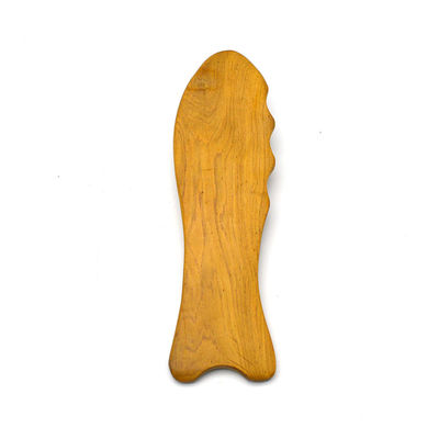 140*45mm Houten visvormige Gua Sha Tool Perfect voor massage en ontgifting