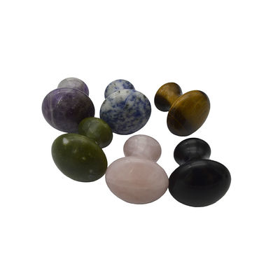 40mm Hoogte 30mm Diameter Roos kwarts Champignonvormige Gua Sha Massage Stones