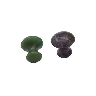 40mm Hoogte 30mm Diameter Roos kwarts Champignonvormige Gua Sha Massage Stones
