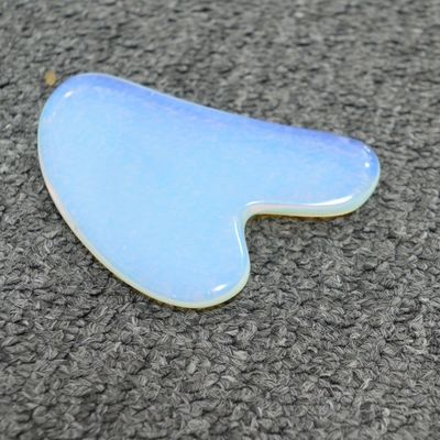 Technische gepolijste opaalsteen Gua Sha schraapmasser voor huidverzorging en ontgifting