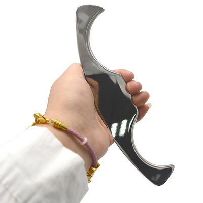 Massager 2024 Gua Sha Board Scraping Massage Tool Roestvrij staal Achter Meridian Scraping Guasha voor OEM ODM
