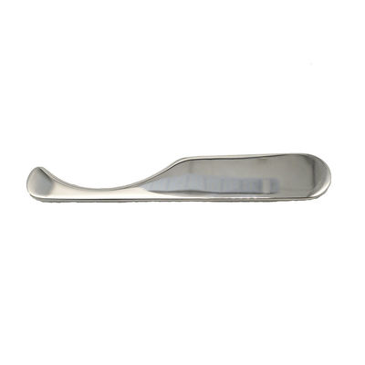 15.5 * 2.5cm zilveren gua ShaScraping Massage Board Body Guasha Massage Tool Roestvrij staal schrapen gereedschappen voor pijnverlichting