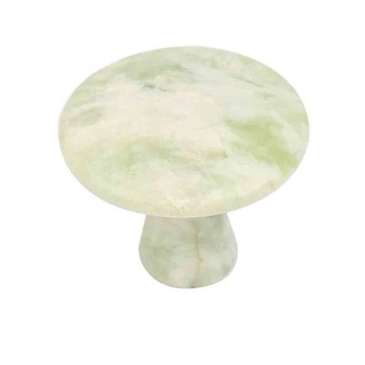 Groene paddenstoelvormige massagesteen voor diepweefselmassager en ontspannende SPA-massage No abkgs-022