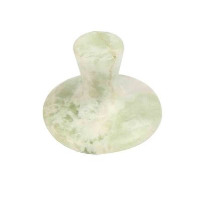 Groene paddenstoelvormige massagesteen voor diepweefselmassager en ontspannende SPA-massage No abkgs-022