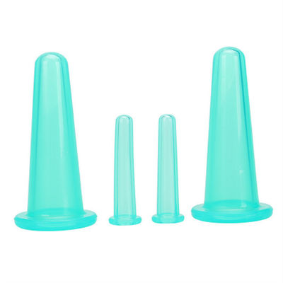 Gezichtsbeugel Therapie Set 4 in 1 Silicone Cups voor Chinese geneeskunde apparatuur en milieuvriendelijk