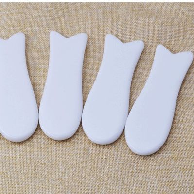 Natuurlijke keramische Gua Sha schrapen gezichtsgereedschappen voor massager Guasha lichaam wit handheld