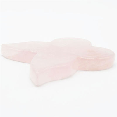 De betere natuurlijke rozen kwarts Guasha gereedschappen voor massager vlinder Guasha Body Massager OEM ODM