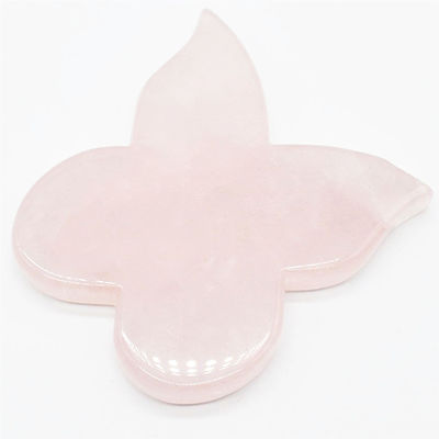 De betere natuurlijke rozen kwarts Guasha gereedschappen voor massager vlinder Guasha Body Massager OEM ODM